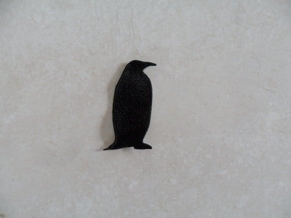 Patch Bordado Termocolante Pinguim