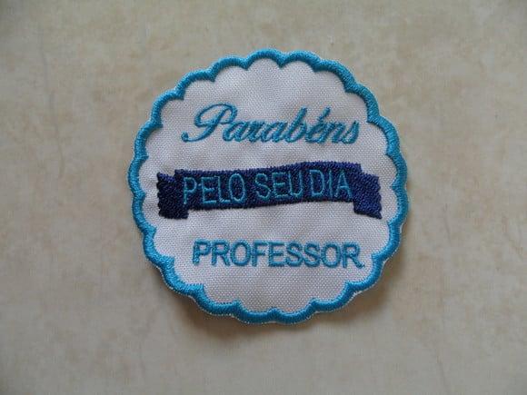 Patch Bordado Termocolante Professor IV