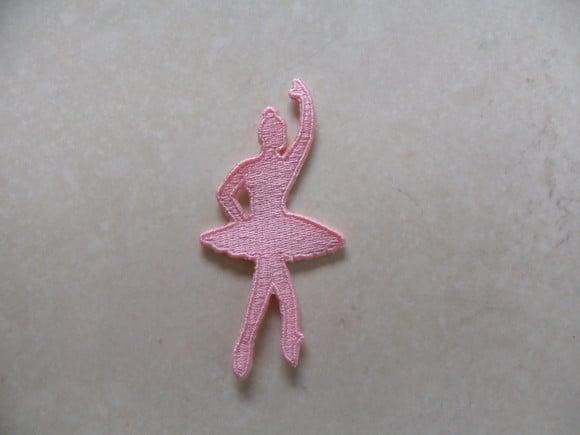 Patch Bordado Termocolante Silhueta Bailarina