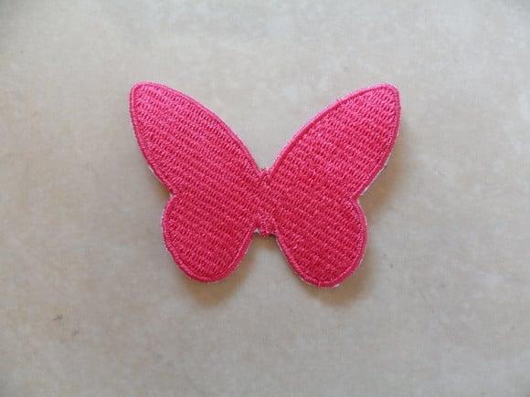 Patch Bordado Termocolante Silhueta Borboleta