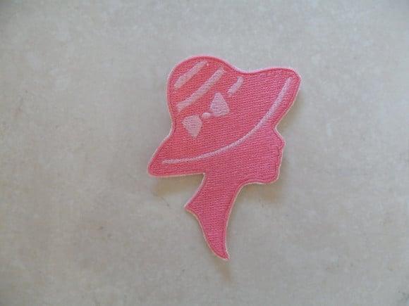 Patch Bordado Termocolante Silhueta Mulher