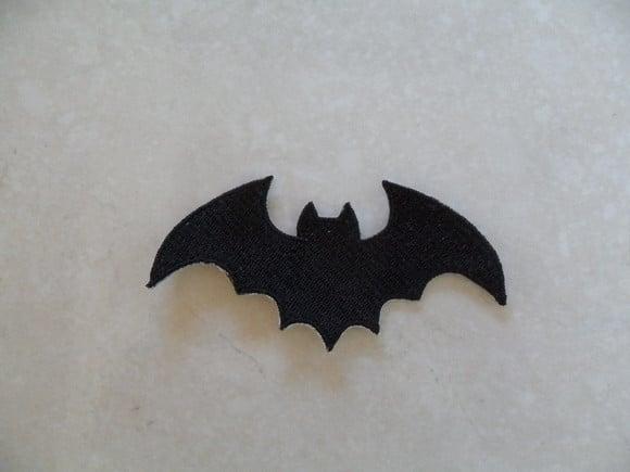 Patch Bordado Termocolante Silhueta Morcego