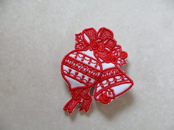Patch Bordado Termocolante Sino Natal I