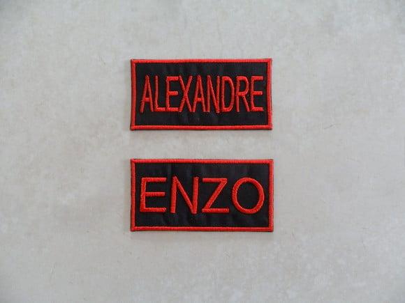 Patch Bordado Termocolante Tag - Nome