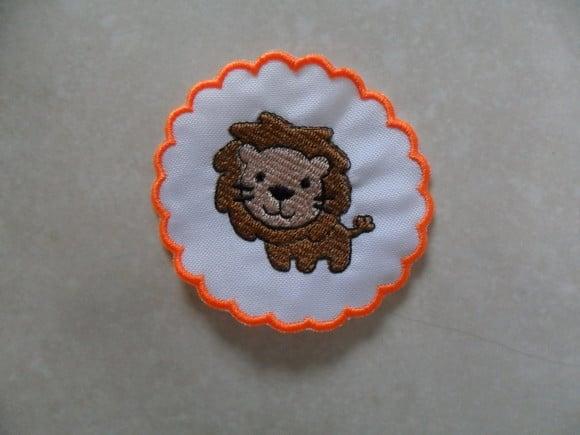 Patch Bordado Termocolante Tag Leão