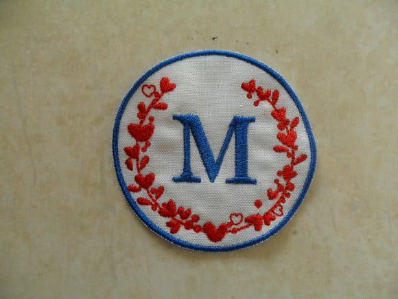 Patch Bordado Termocolante Tag Monograma Iii
