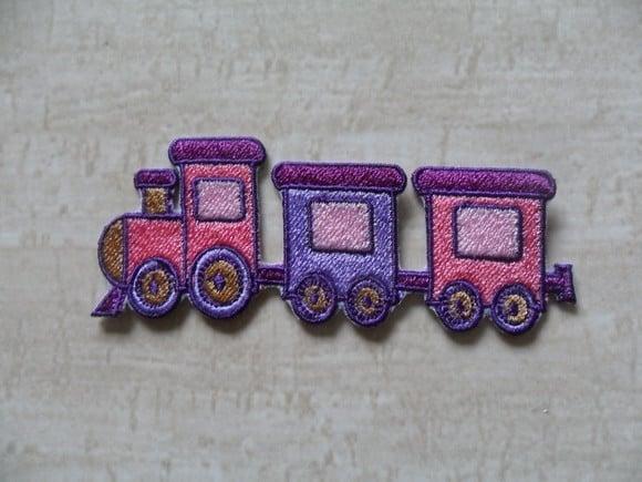 Patch Bordado Termocolante Trem