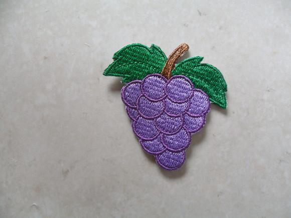 Patch Bordado Termocolante Uva
