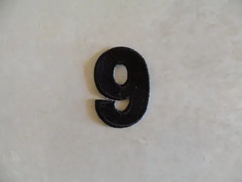 Patch Bordado Termocolante Número Nove