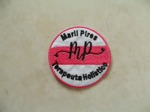 Patch Bordado Logo Personalizada V