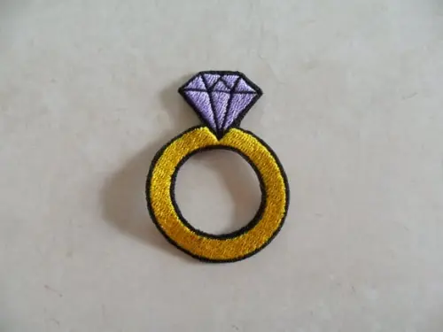 Patch Bordado Termocolante Anel