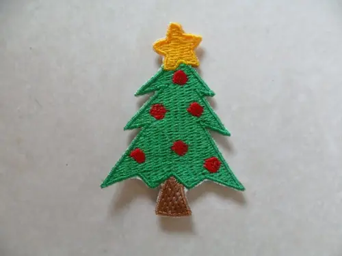 Patch Bordado Termocolante Árvore Natal