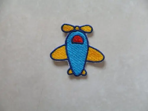 Patch Bordado Termocolante Avião Ii