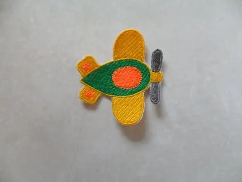 Patch Bordado Termocolante Avião Iii