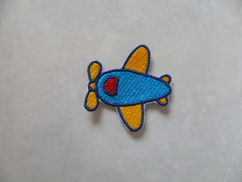 Patch Bordado Termocolante Avião Ii
