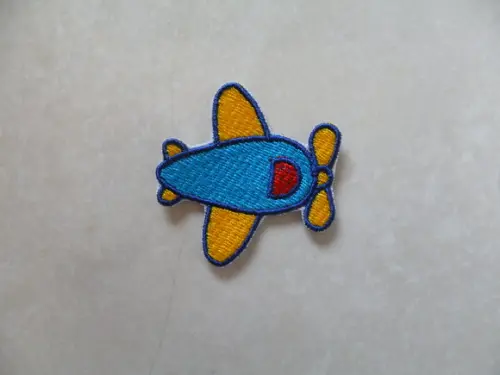 Patch Bordado Termocolante Avião Ii