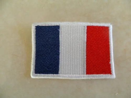 Patch Bordado Termocolante Bandeira da França
