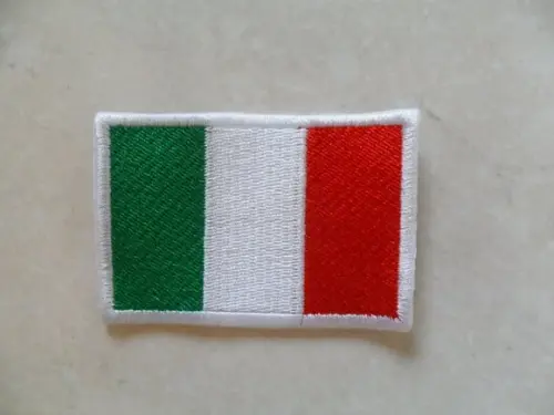 Patch Bordado Termocolante Bandeira da Itália
