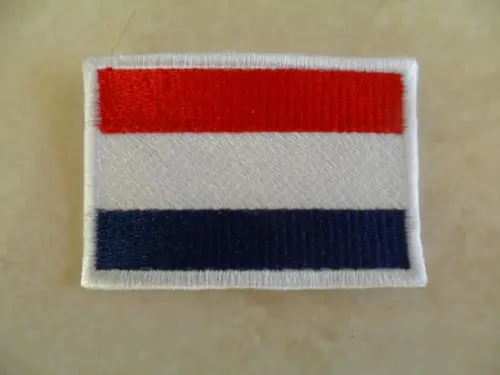 Patch Bordado Termocolante Bandeira da Holanda