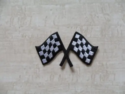 Patch Bordado Termocolante Bandeiras Quadriculada