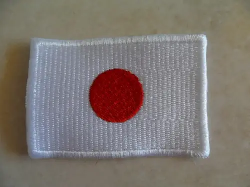 Patch Bordado Termocolante Bandeira do Japão