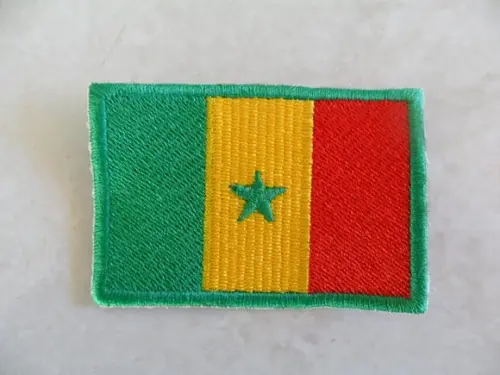 Patch Bordado Termocolante Bandeira do Senegal