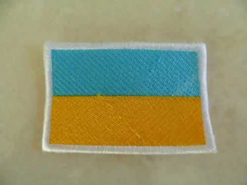 Patch Bordado Termocolante Bandeira da Ucrânia