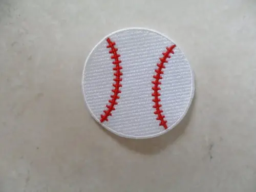 Patch Bordado Termocolante Bola de Beisebol