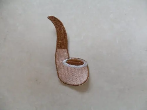Patch Bordado Termocolante Cachimbo