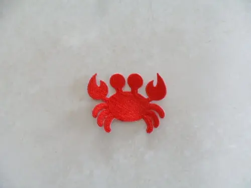Patch Bordado Termocolante Caranguejo