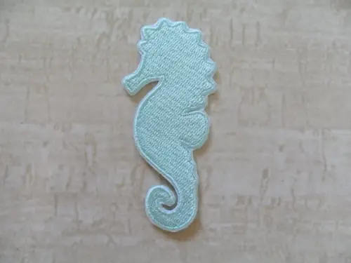 Patch Bordado Termocolante Cavalo Marinho