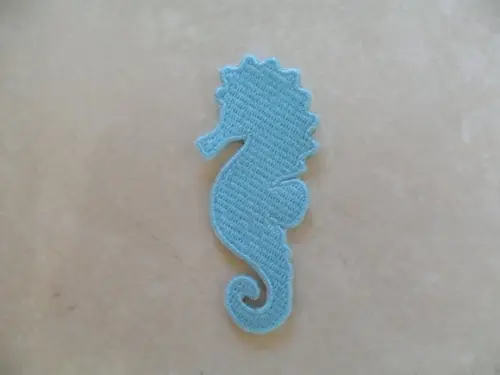 Patch Bordado Termocolante Cavalo Marinho