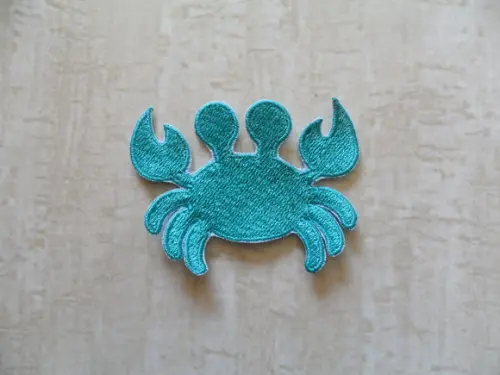 Patch Bordado Termocolante Caranguejo