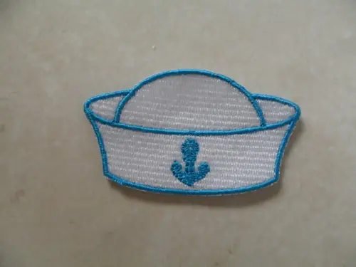 Patch Bordado Termocolante Chapéu De Marinheiro