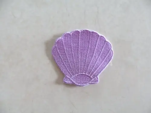 Patch Bordado Termocolante Concha do Mar V