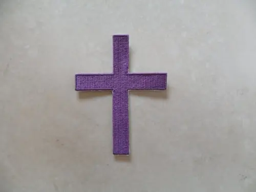 Patch Bordado Termocolante Cruz