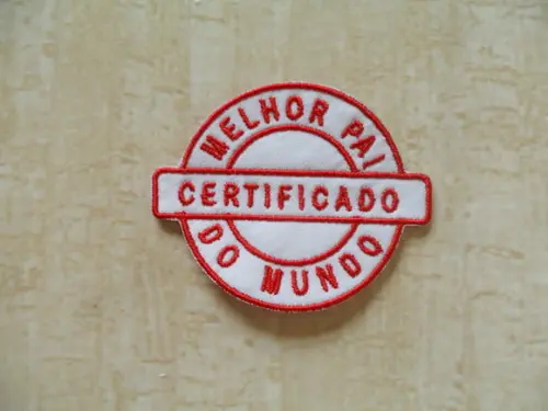 Patch Bordado Termocolante Dia dos Pais Viii