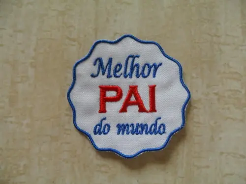Patch Bordado Termocolante Dia dos Pais Iii