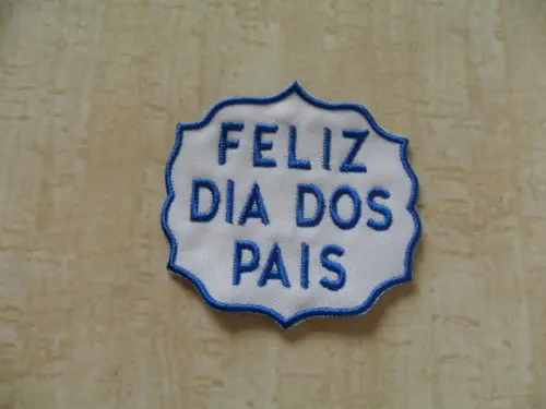Patch Bordado Termocolante Dia dos Pais I