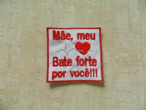 Patch Bordado Termocolante Dia das Mães V