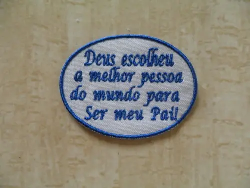 Patch Bordado Termocolante Dia dos Pais Vii