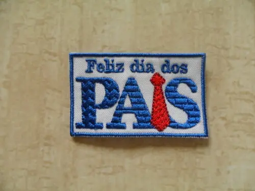 Patch Bordado Termocolante Dia dos Pais Xii