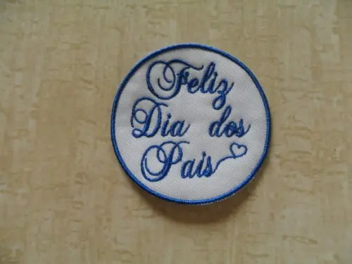Patch Bordado Termocolante Dia dos Pais Xiii