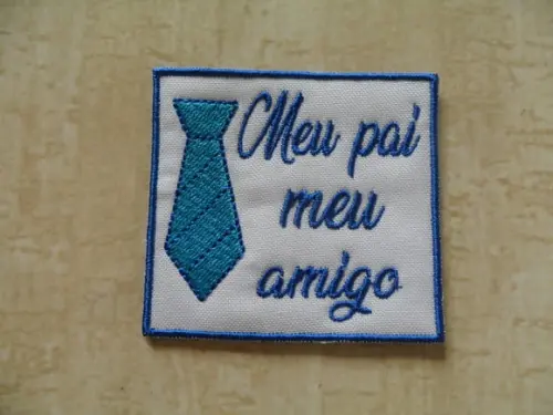 Patch Bordado Termocolante Dia dos Pais Xvi