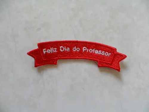 Patch Bordado Termocolante Flâmula Professor