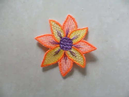Patch Bordado Termocolante Flor 14