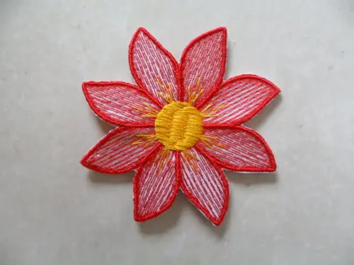 Patch Bordado Termocolante Flor 15