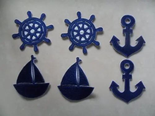 Patch Bordado Termocolante Kit Mar