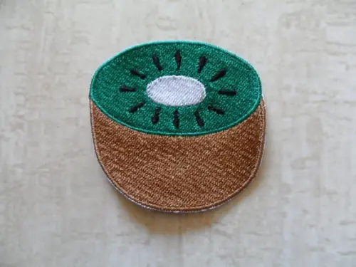 Patch Bordado Termocolante Kiwi