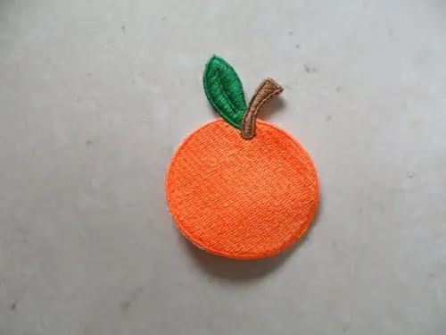 Patch Bordado Termocolante Laranja